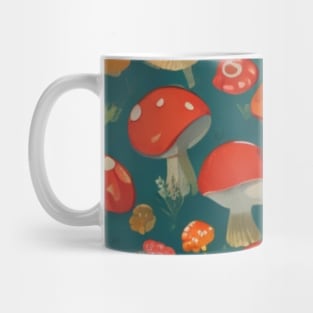 Mushroom Wonderland Delight Cup Mug